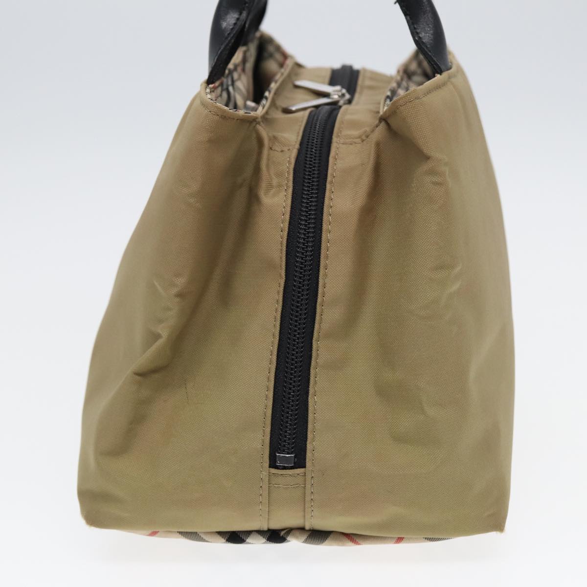 Burberry Nova Auth Leather Black Handbag Style 5