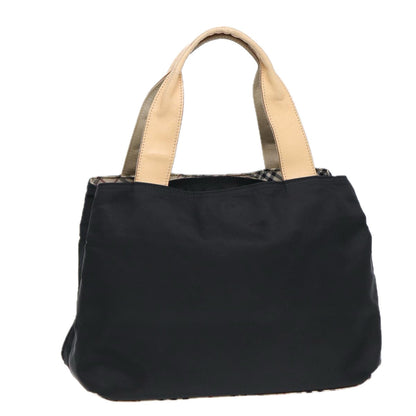Burberry Nova Auth Nylon Black Handbag Style 4