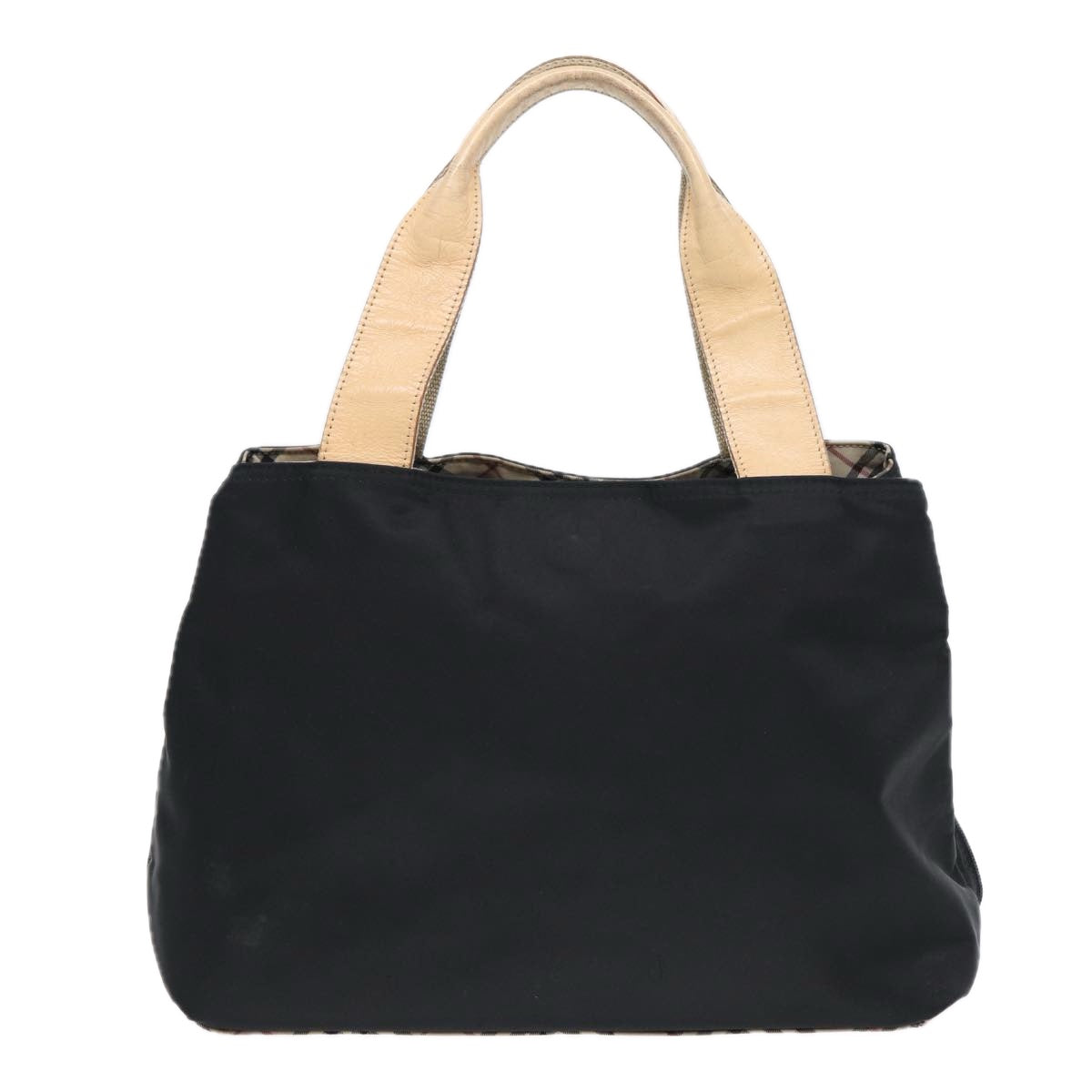 Burberry Nova Auth Nylon Black Handbag Style 4