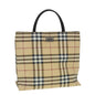 Burberry Nova Auth Leather Beige Handbag Style 6