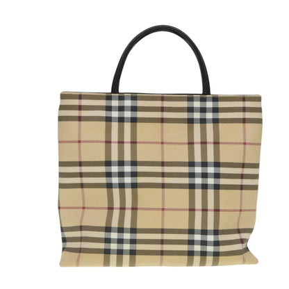 Burberry Nova Auth Leather Beige Handbag Style 6