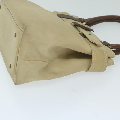 Burberry Auth Canvas Beige Handbag Style 3