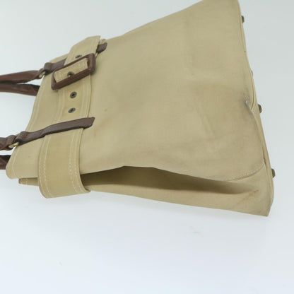 Burberry Auth Canvas Beige Handbag Style 3