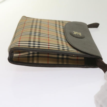 Burberry BURBERRYSs Nova Canvas Black Clutch Bag