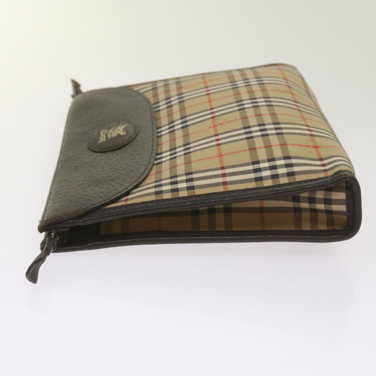 Burberry BURBERRYSs Nova Canvas Black Clutch Bag