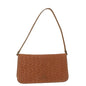 Luxury CELINE C Macadam Canvas Shoulder Bag Orange 11322