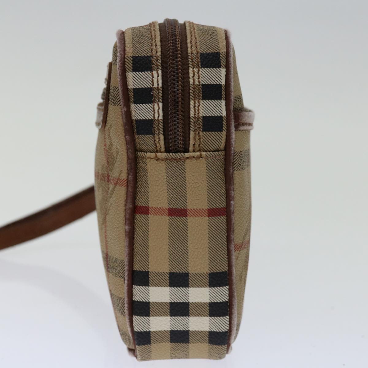 Burberry BURBERRYSs Nova Leather Beige Clutch Bag Style 3