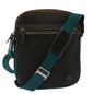 Burberry Label Auth Canvas Black Shoulder Bag Style 2
