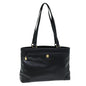 Luxury CELINE Tote Bag Leather Black 12677