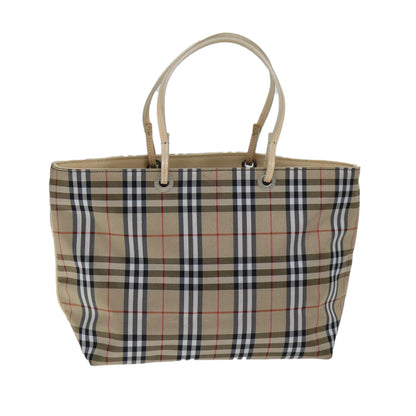 Burberry Nova Auth Nylon Beige Handbag Style 5