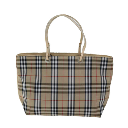 Burberry Nova Auth Nylon Beige Handbag Style 5