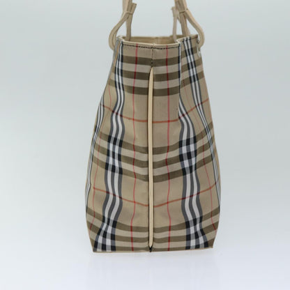 Burberry Nova Auth Nylon Beige Handbag Style 5