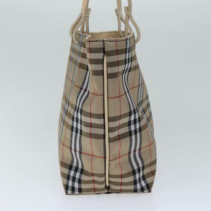 Burberry Nova Auth Nylon Beige Handbag Style 5