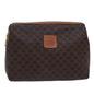 Luxury CELINE Macadam Canvas Pouch PVC Brown 12828