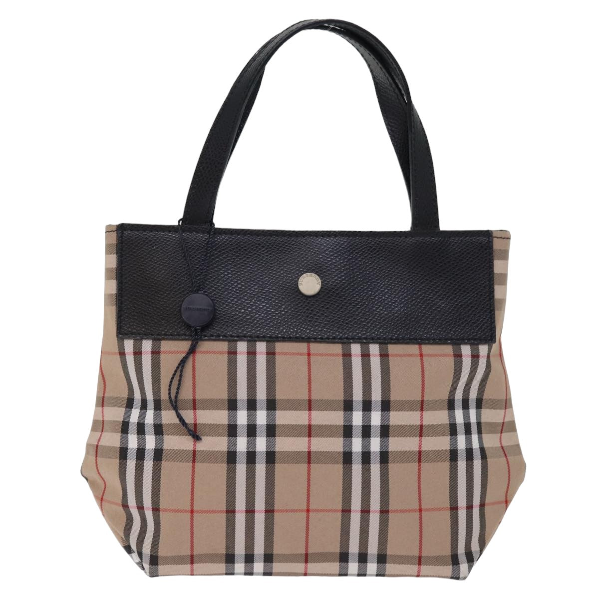 Burberry Nova Auth Canvas Beige Handbag Style 13