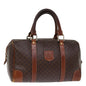 Luxury CELINE Macadam Canvas Hand Bag PVC Leather Brown 13003