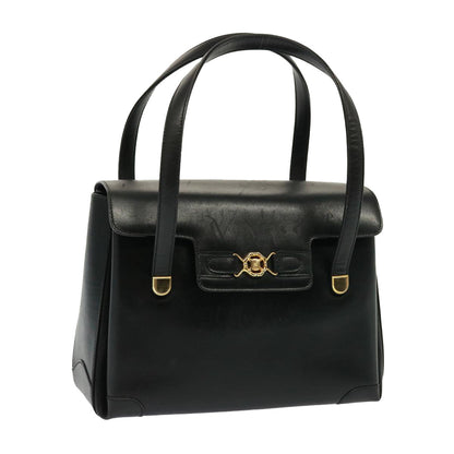 Luxury CELINE Hand Bag Leather Black 13208