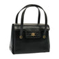 Luxury CELINE Hand Bag Leather Black 13208
