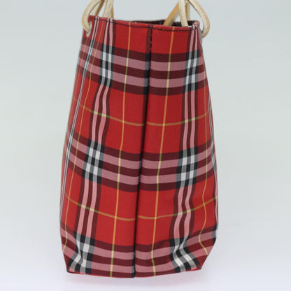 Burberry Nova Auth Nylon Red Handbag Style 5