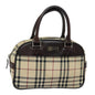 Burberry Nova Auth Nylon Black Handbag Style 6