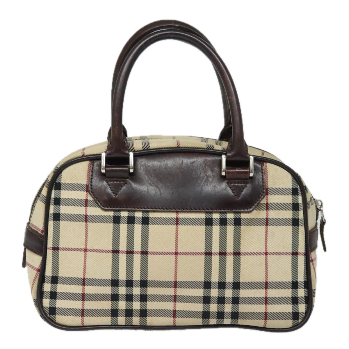 Burberry Nova Auth Nylon Black Handbag Style 6