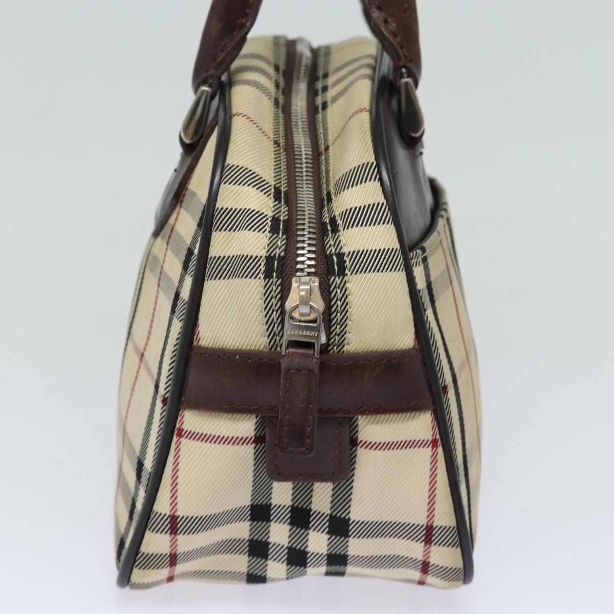 Burberry Nova Auth Nylon Black Handbag Style 6