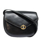 Luxury CELINE Shoulder Bag Leather Black 13626