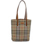 Burberry Nova Auth Canvas Beige Tote Bag Style 10