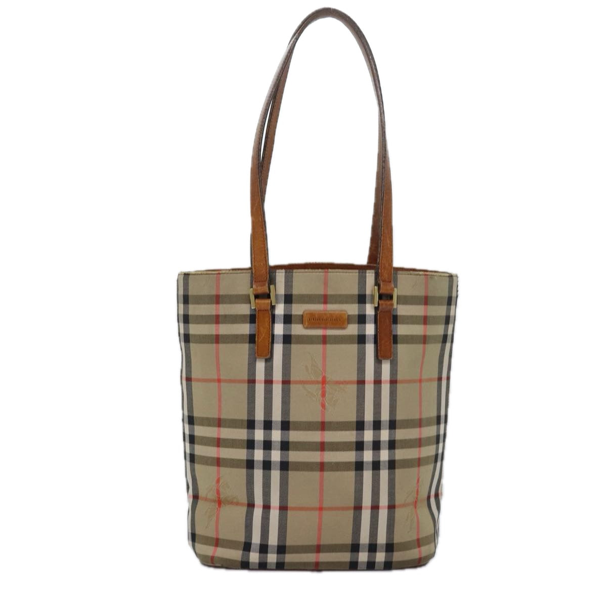 Burberry Nova Auth Canvas Beige Tote Bag Style 10