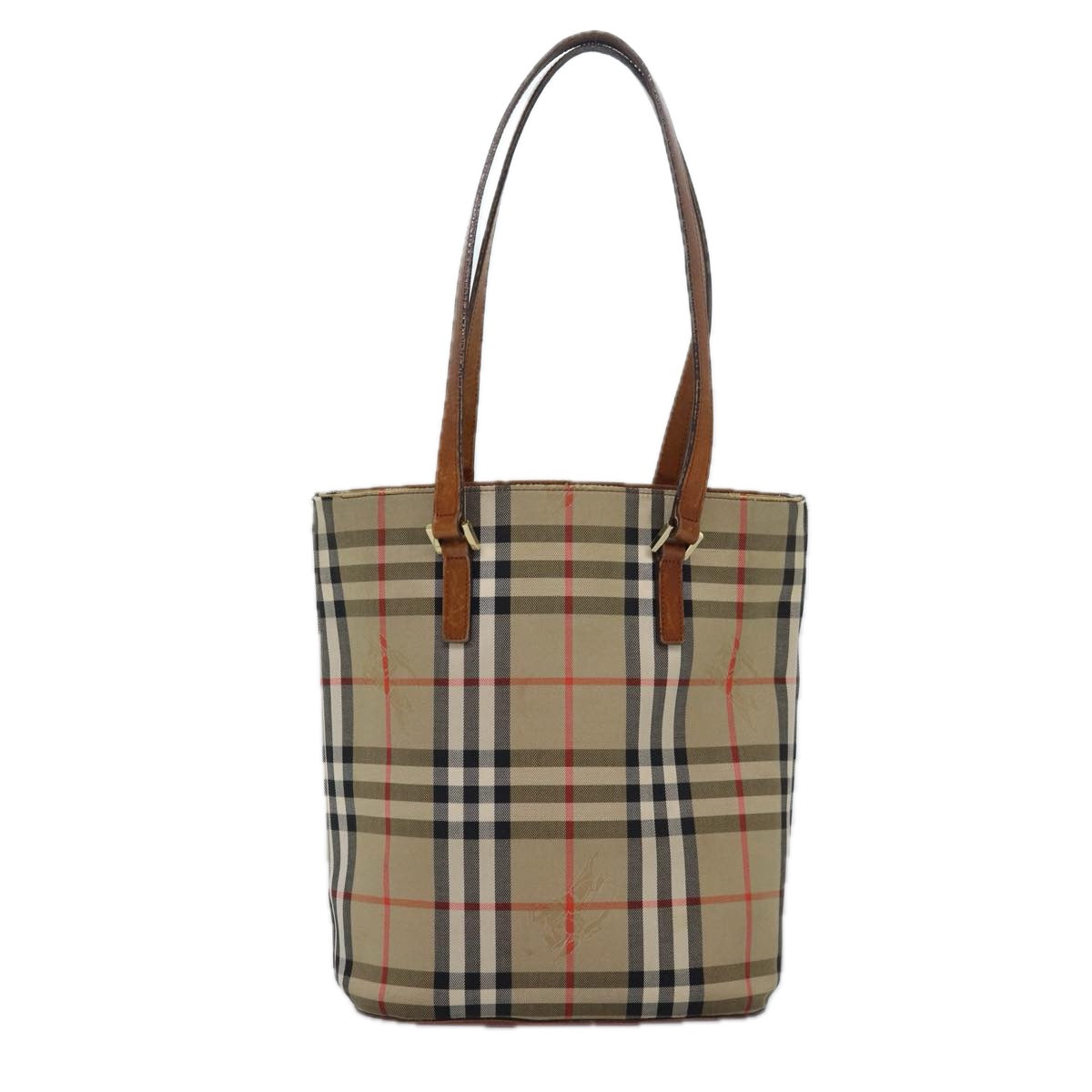 Burberry Nova Auth Canvas Beige Tote Bag Style 10