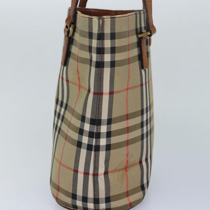 Burberry Nova Auth Canvas Beige Tote Bag Style 10