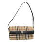 Luxury Burberry Nova Check Shoulder Bag PVC Beige Auth yk13998