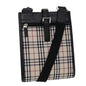 Luxury Burberry Nova Check Shoulder Bag Canvas Beige Black Red Auth yk7666B