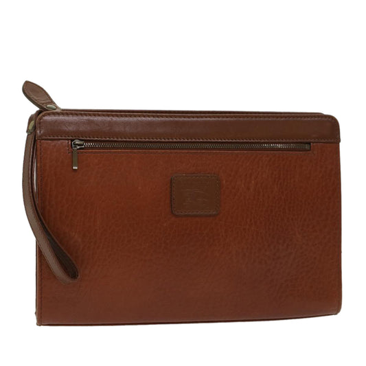 Burberry BURBERRYSs Auth Leather Black Clutch Bag Style 10