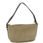 Luxury CELINE C Macadam Canvas Shoulder Bag Beige 7996B