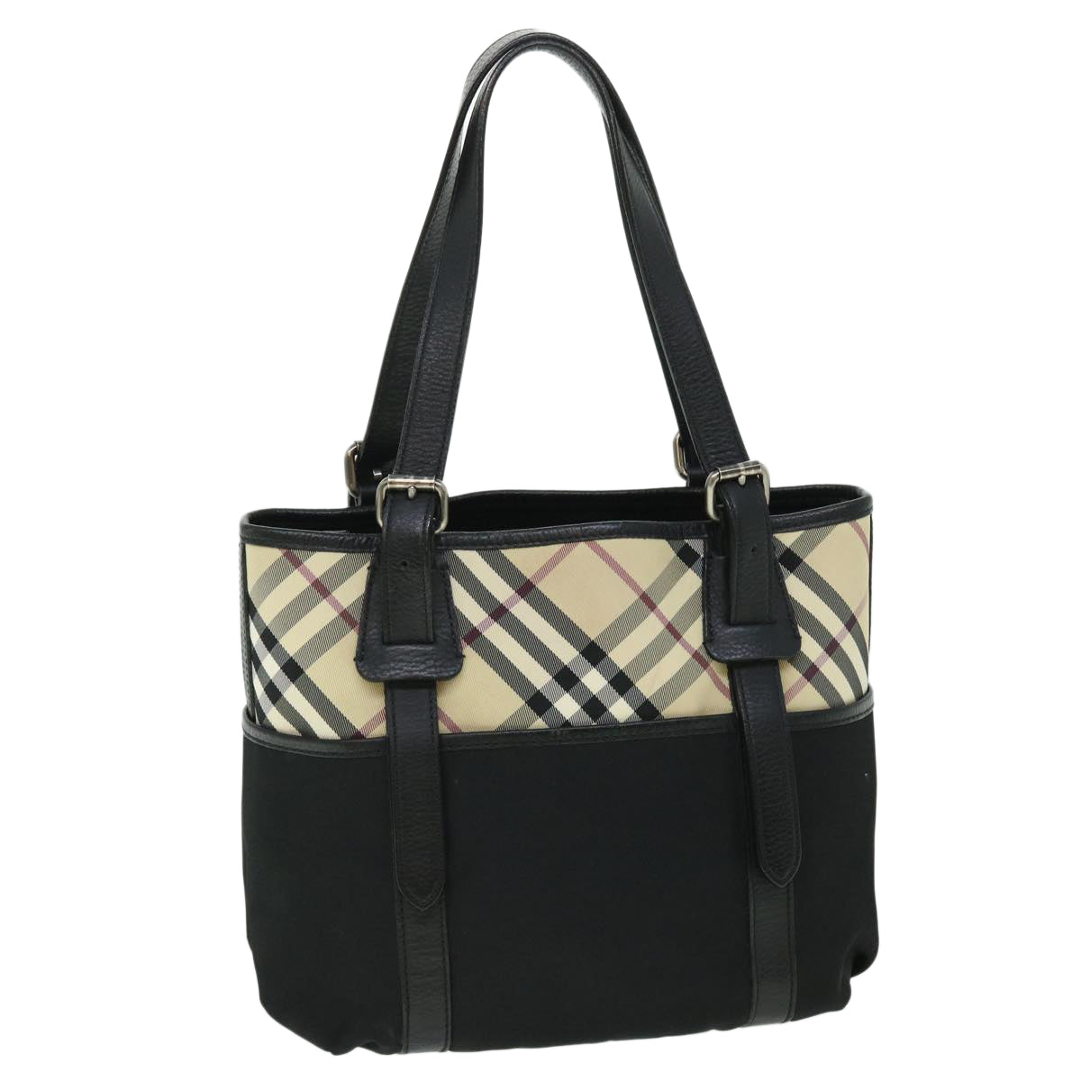 Burberry Nova Auth Nylon Black Tote Bag