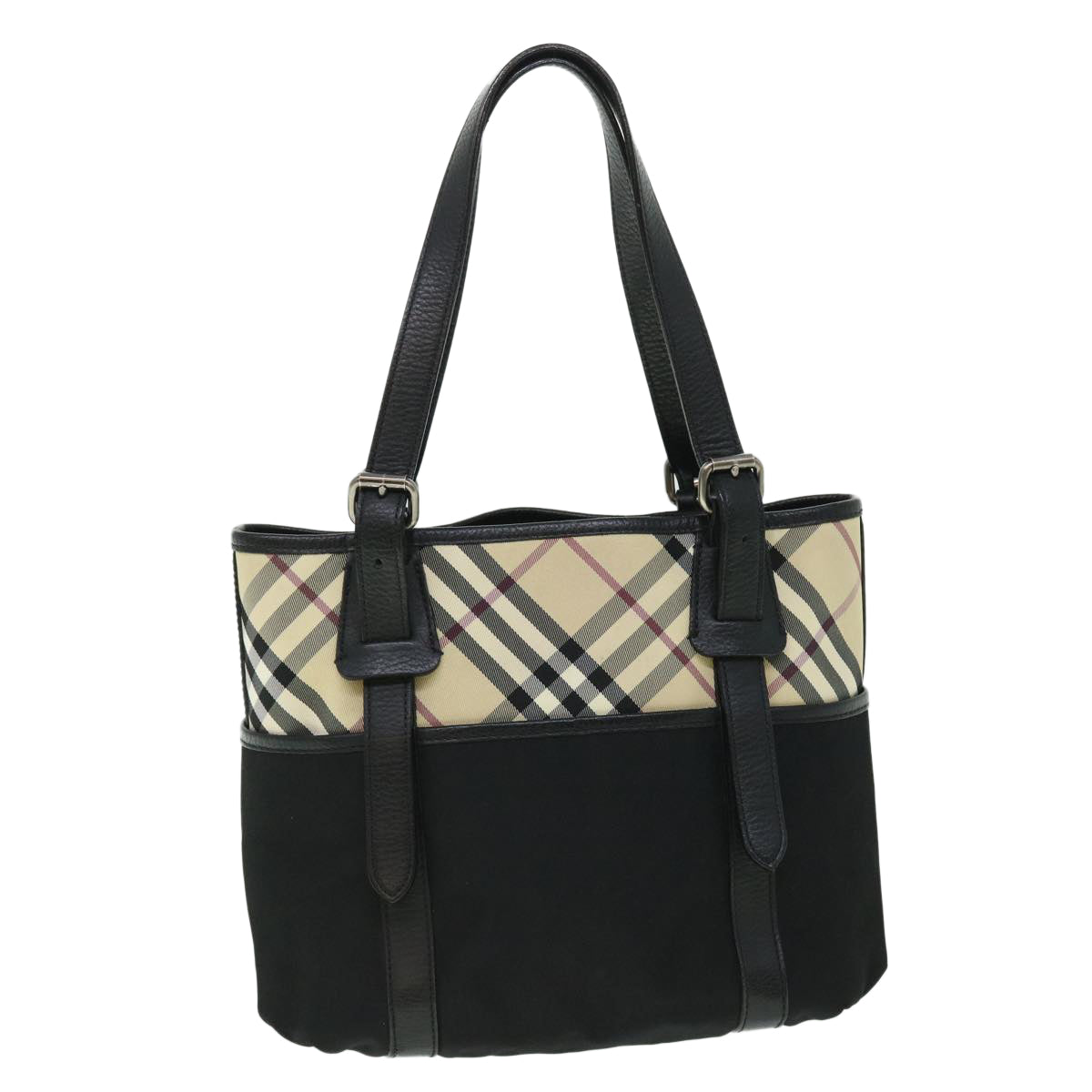 Burberry Nova Auth Nylon Black Tote Bag