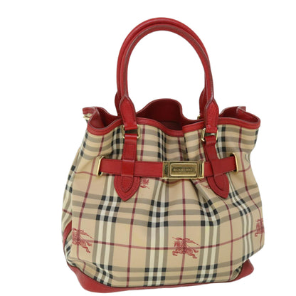 Burberry Nova Auth Leather Beige Tote Bag Style 9