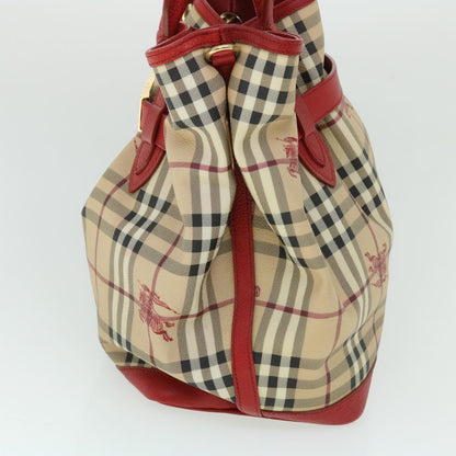 Burberry Nova Auth Leather Beige Tote Bag Style 9