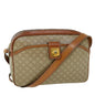 Luxury CELINE Macadam Canvas Shoulder Bag Beige 8593