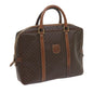 Luxury CELINE Macadam Canvas Hand Bag PVC Brown 9579