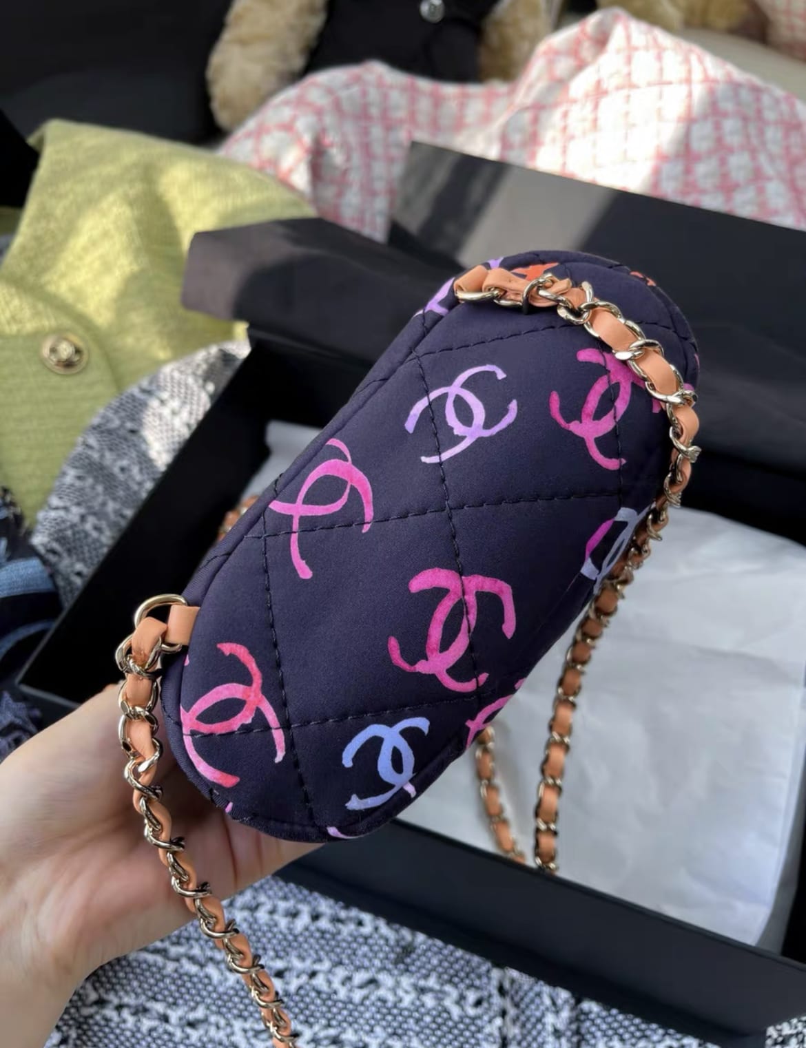 Chanel Luxury Leather Black Backpack Rovelle Bags