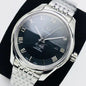 DEVILLE HOUR VISION CO-AXIAL STAINLESS STEEL BLACK DIAL