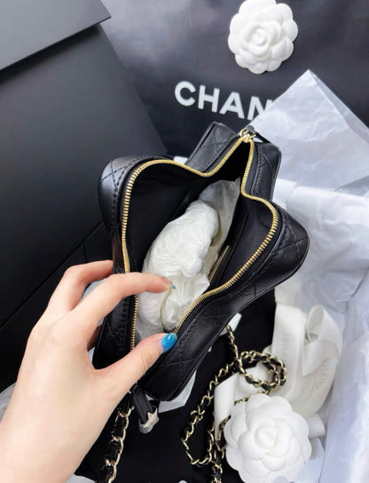 Chanel Luxury Lambskin Black Handbag Style 2 Rovelle Bags