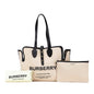 Burberry Logo Leather Tote Bag