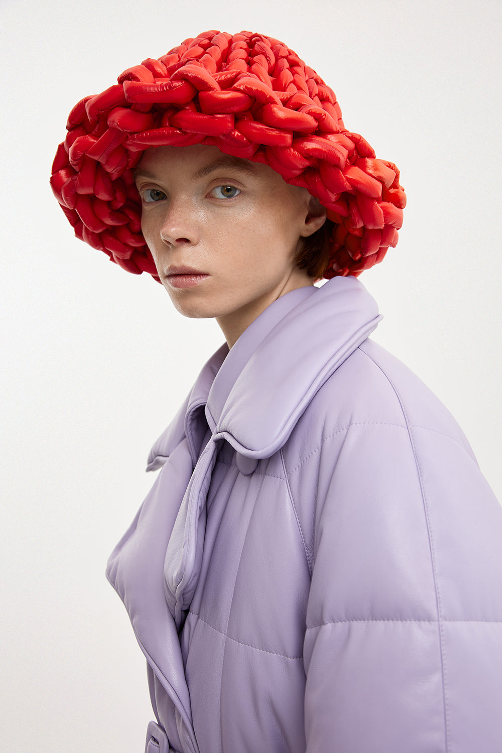 Knitted Hat Nori Red