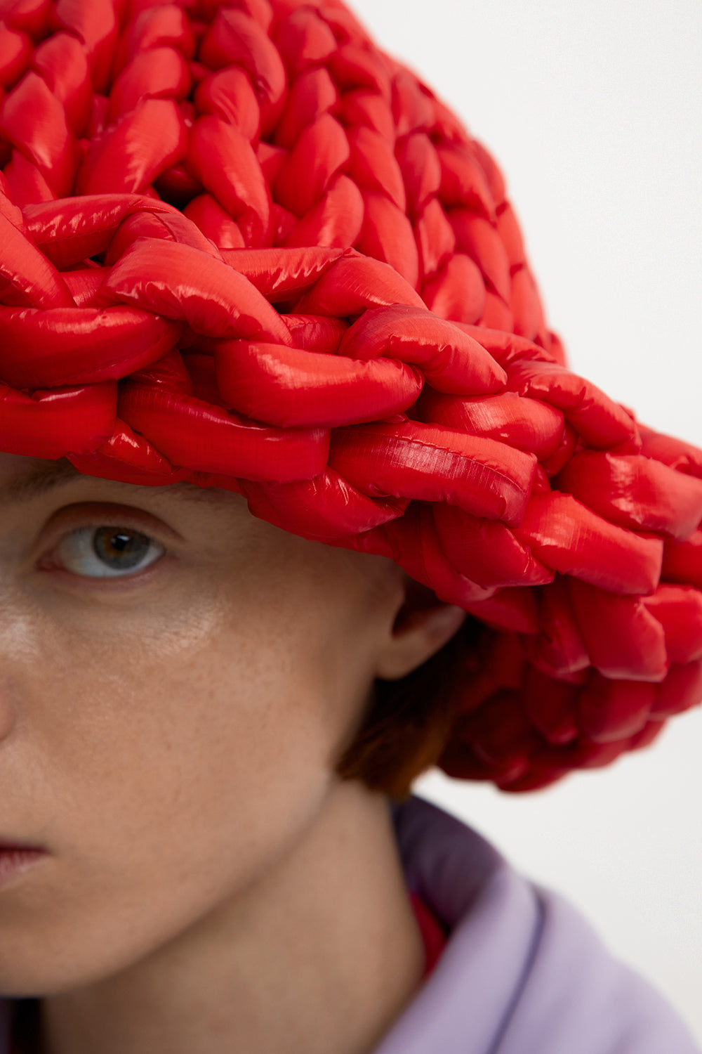Knitted Hat Nori Red