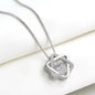95 sterling silver necklace female ins clavicle pendant lbcase