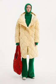 Atti Coat Powder Sandy