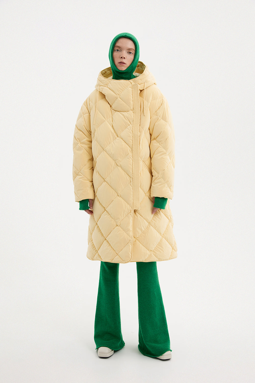 Atti Coat Powder Sandy